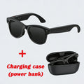 Lentes Inteligentes M02 con IA, Reproductor de Música con Llamadas Bluetooth, Cámara de 8MP, Traducción en Más de 100 Idiomas, Lentes de Sol con Caja de Carga