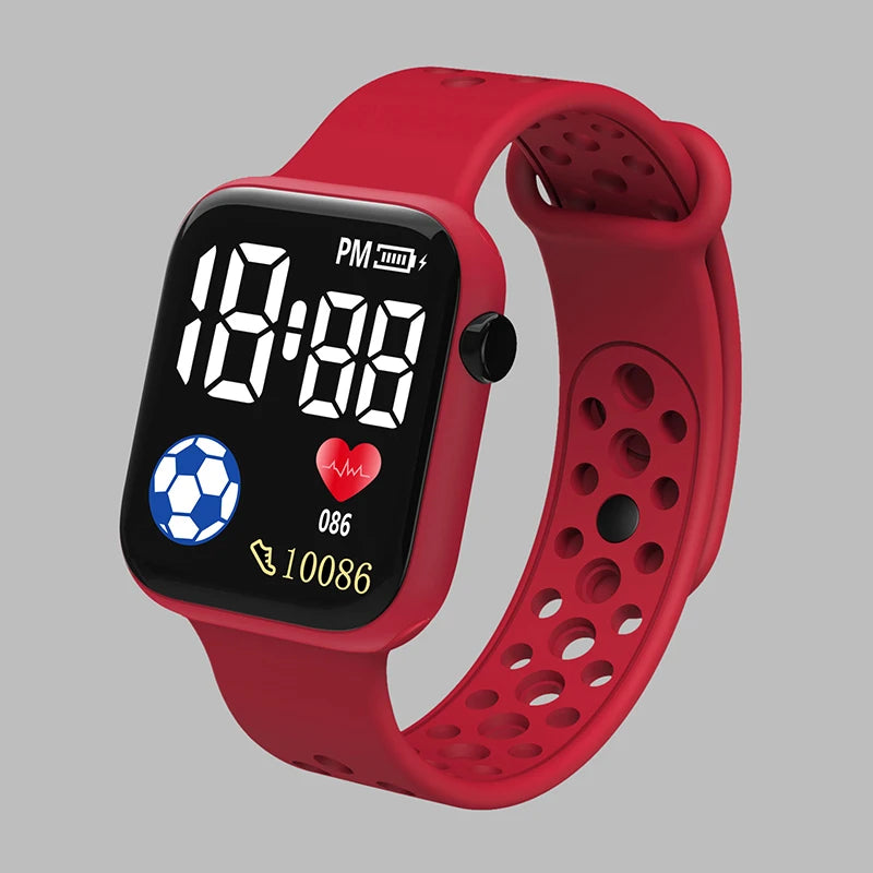 Reloj con calculadora creativa, reloj Digital LED de dibujos animados para niños, reloj electrónico deportivo de moda para niños y niñas, reloj de regalo para estudiantes