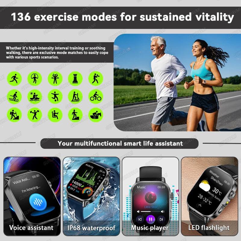 Reloj Inteligente Enfermería ECG+PPG AMOLED