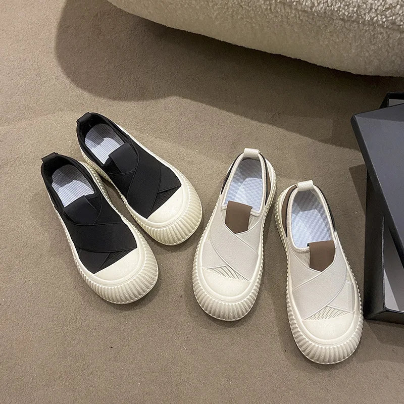 Zapatillas de Mujer Transpirables con Plataforma y Suela Gruesa