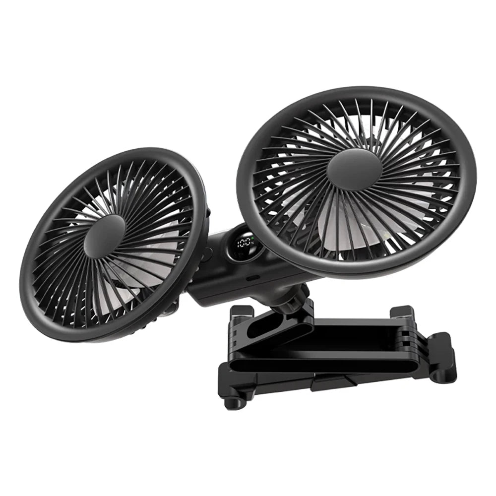 Ventilador para Auto 360° de 3 Velocidades USB
