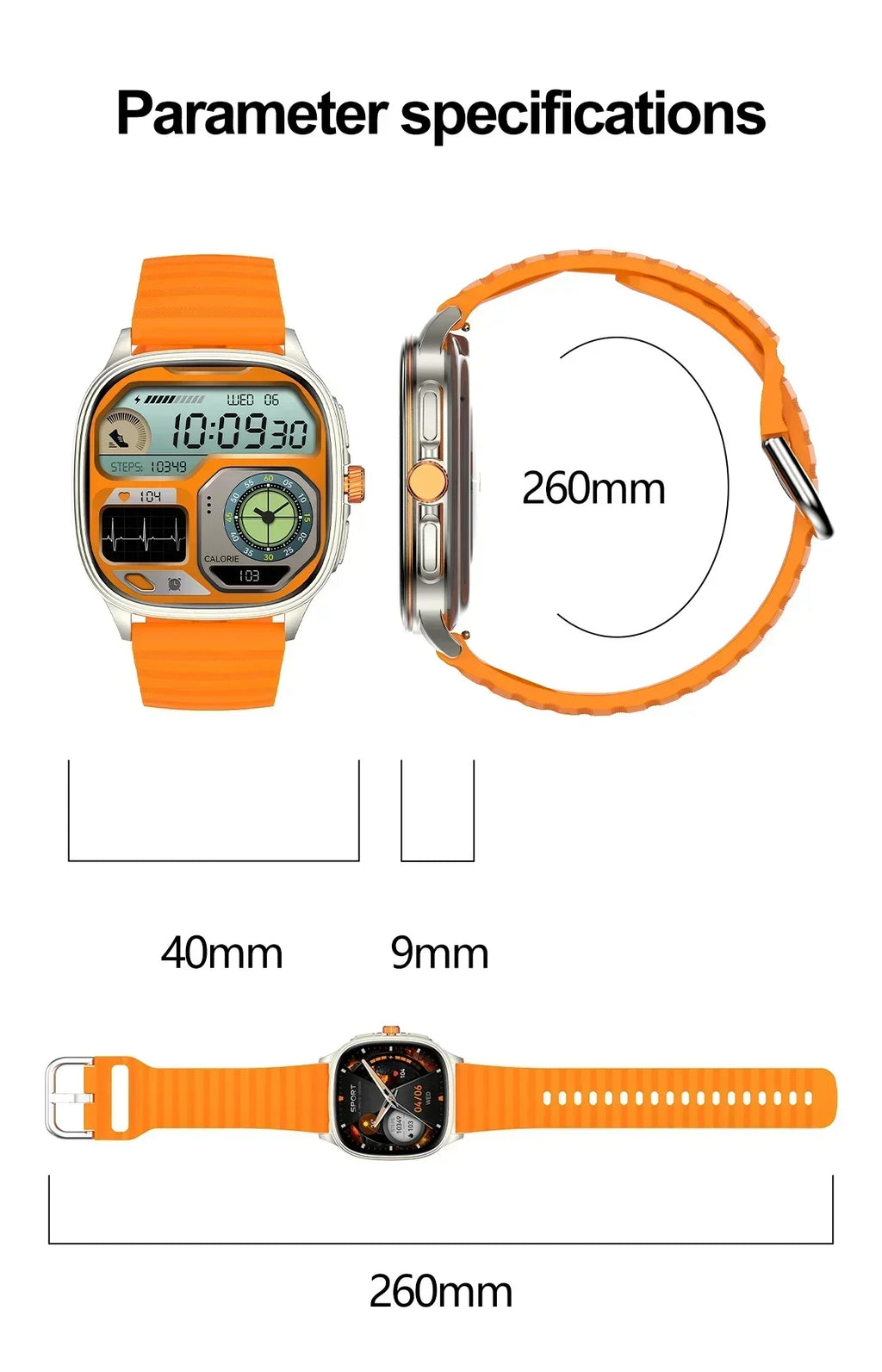 Reloj Inteligente Ultrafino NFC Oxígeno Sueño