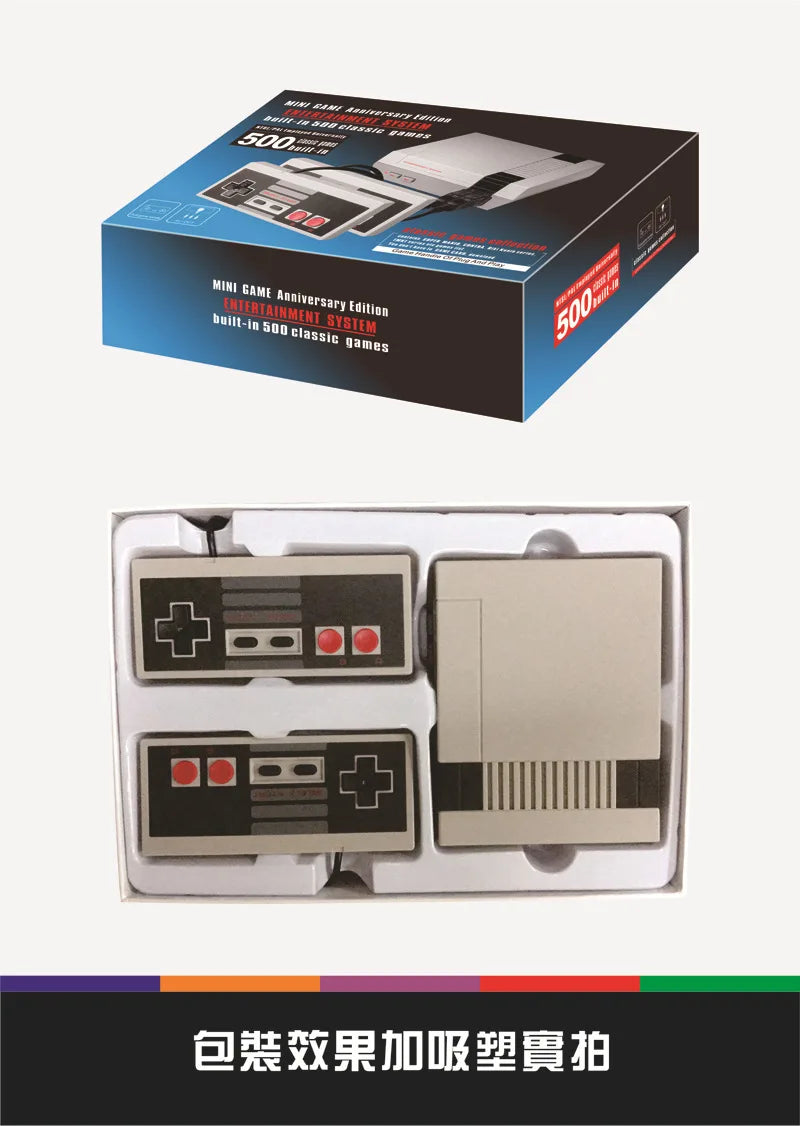 Consola de videojuegos Retro SNES portátil para reproductor de juegos doméstico SNES salida AV juego SFC620 integrado con mando con cable para niños