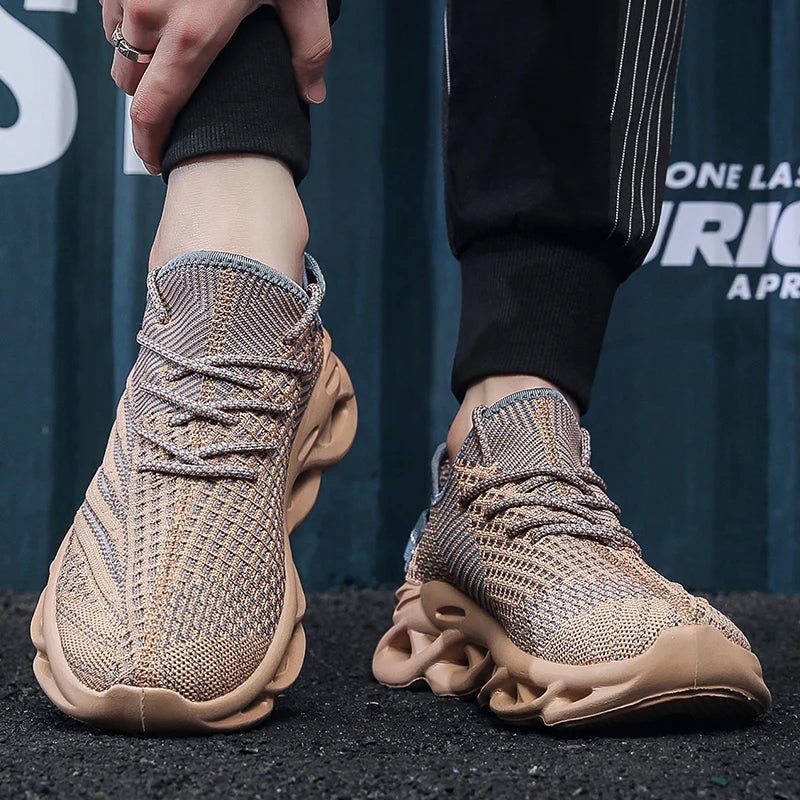 Zapatos deportivos informales de gran tamaño, zapatillas informales para hombre y mujer, nuevos zapatos impermeables para hombre, zapatos para correr ligeros, cómodos y transpirables