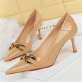 Zapatos de Tacón Alto Stiletto con Hebilla para Mujer