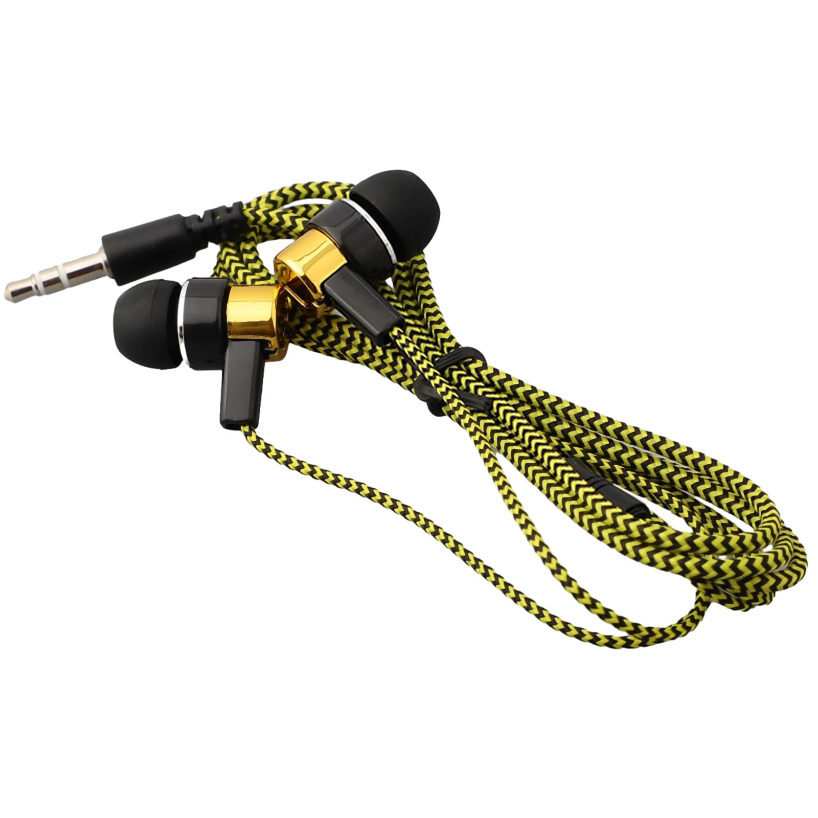 Experimente graves potentes con auriculares internos con cable, auriculares estéreo de 3,5 mm para dispositivos móviles, diseño con aislamiento de ruido