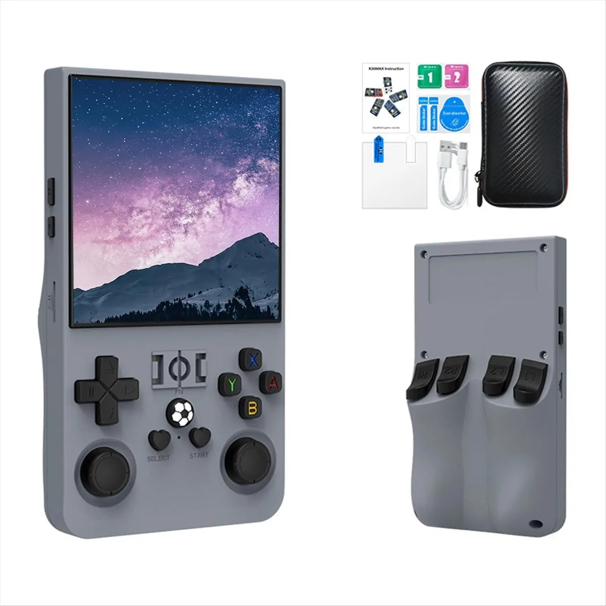 Consola Retro Portátil R36MAX Linux 128GB Pantalla IPS 4"