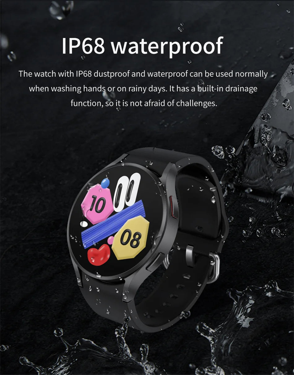 Reloj inteligente con seguimiento GPS para hombres y mujeres, reloj inteligente deportivo con frecuencia cardíaca, Bluetooth, llamada, NFC, IP68, resistente al agua, brújula, Smartwatch 7 Mini