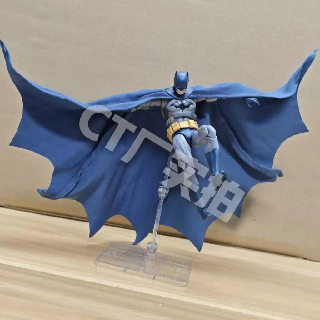 CT Toys Batman Figura Batman Mafex 105 Versión Azul Bat Man Figuras de Acción DC Liga de Justicia Hush Figurita Colección Regalos de Juguete