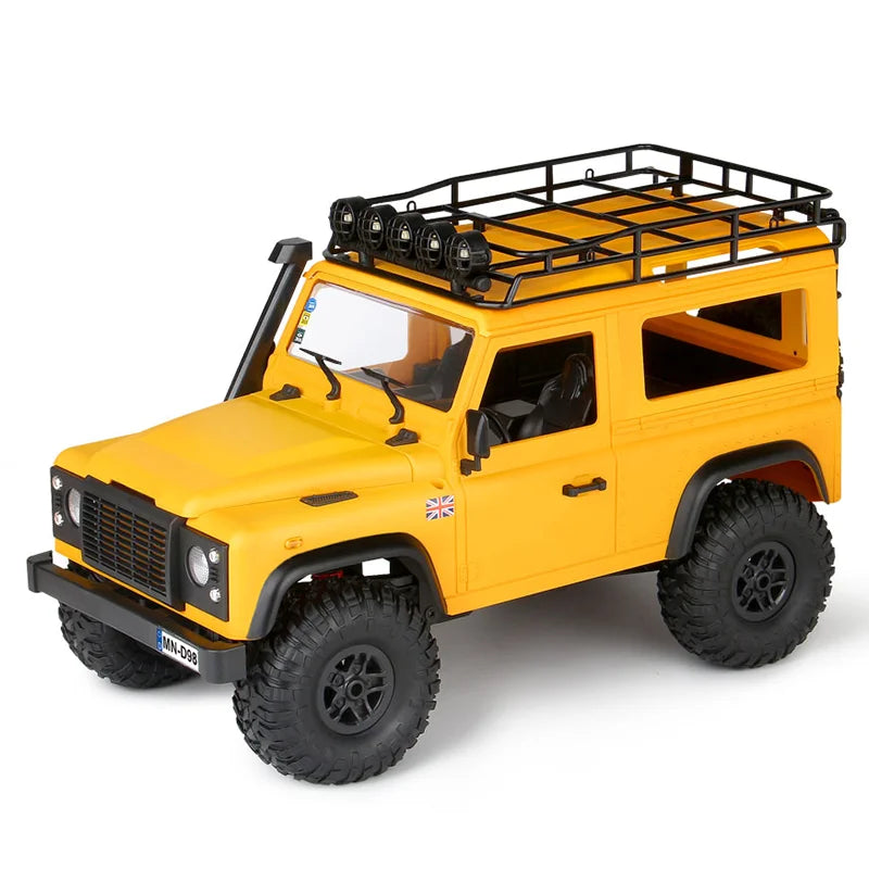MN MN99S MN78 MN98 MN99 D90 1/12 RC coche 2,4G Control remoto 4X4 todoterreno luz LED 4WD escalada RC camión coche de juguete regalo para niño