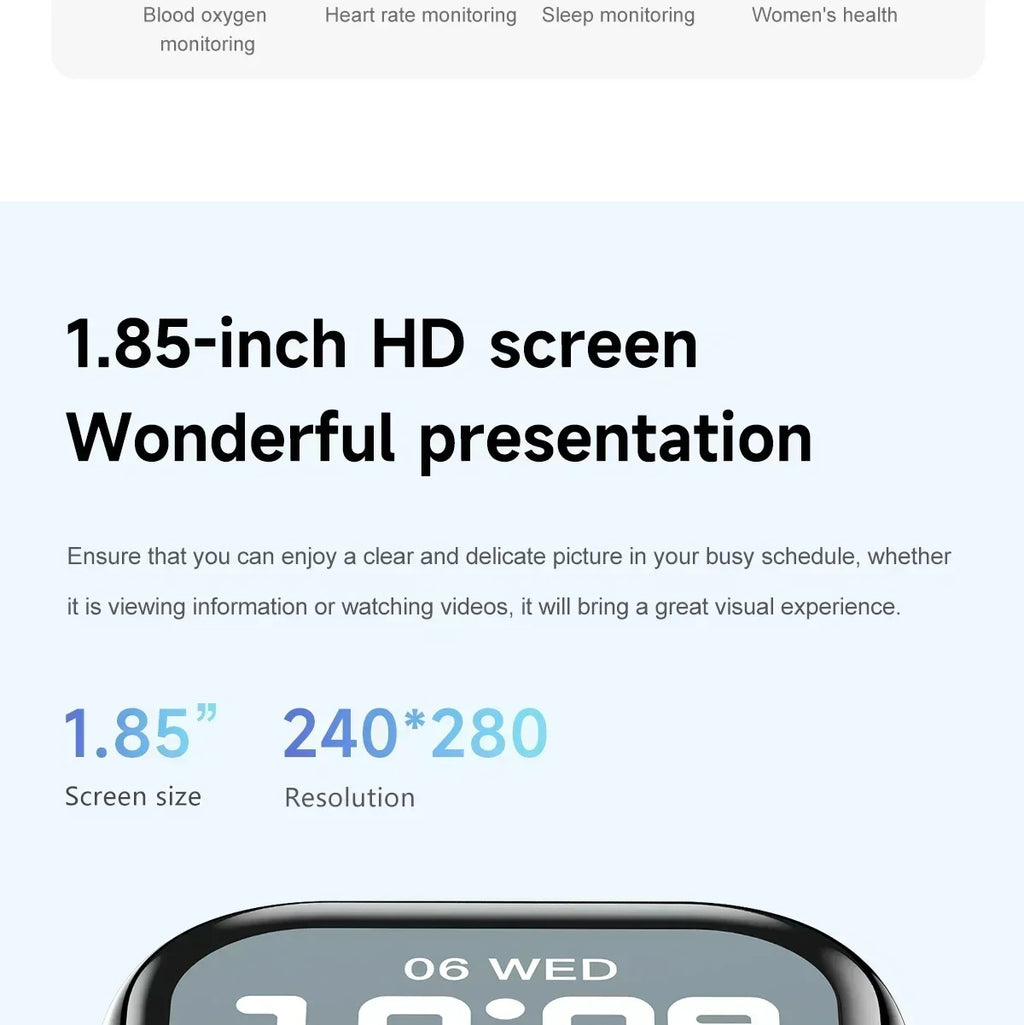 Reloj Inteligente para Mujer con Llamadas y Pantalla HD