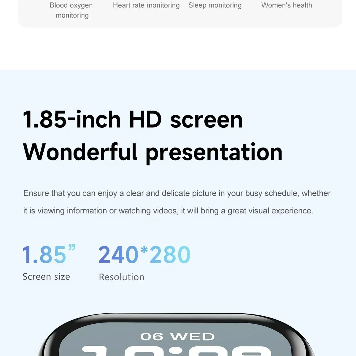 Reloj Inteligente para Mujer con Llamadas y Pantalla HD