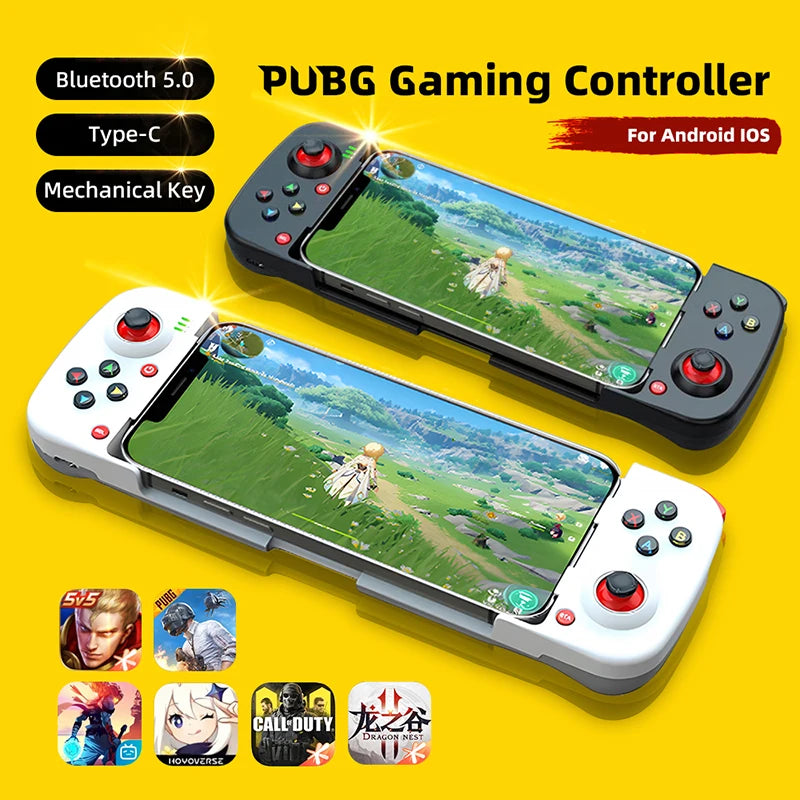 Controlador de juegos extensible inalámbrico D3 compatible con Bluetooth para teléfonos móviles Android Ios PC Gamepad Joystick Control de juego