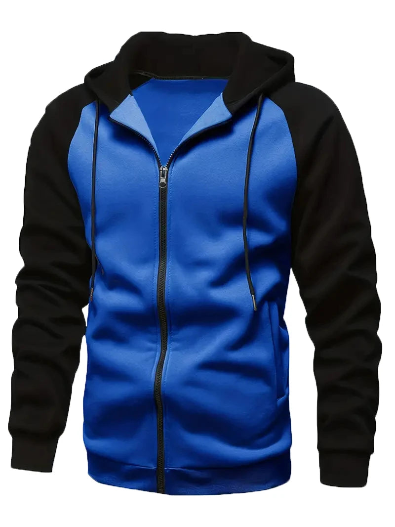 Buzo con Capucha y Cremallera Unisex Talla Grande