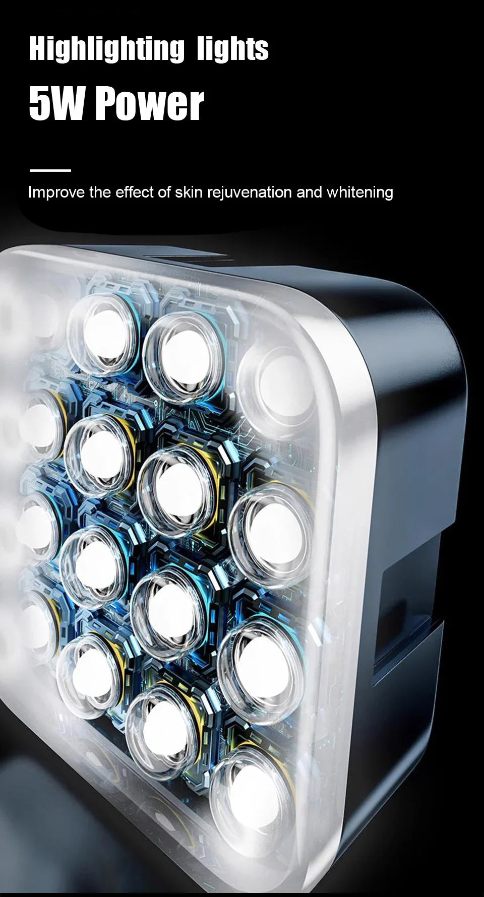 Luz LED con Clip para vídeo, fotografía portátil en cámara, iluminación bicolor de 3000K-7000K, zapata fría para cámara DSLR, videocámara Gopro Vlog