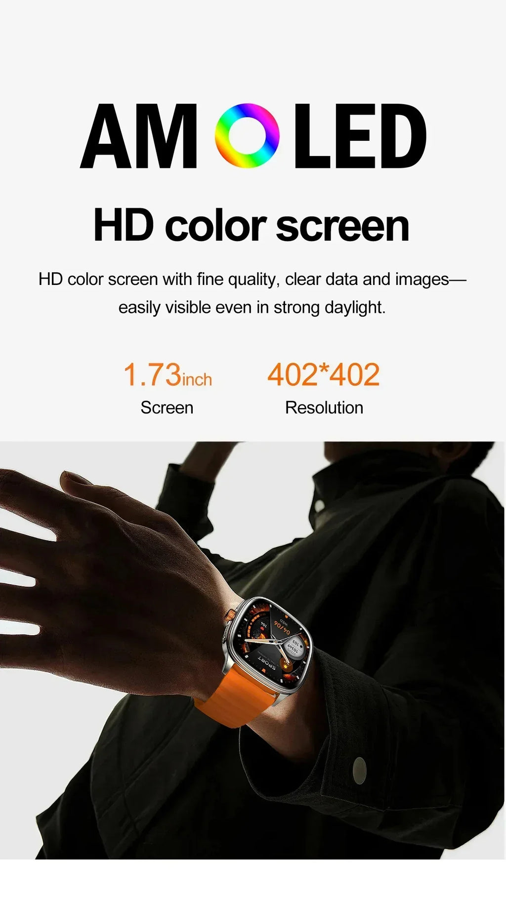 Reloj Inteligente Ultrafino NFC Oxígeno Sueño