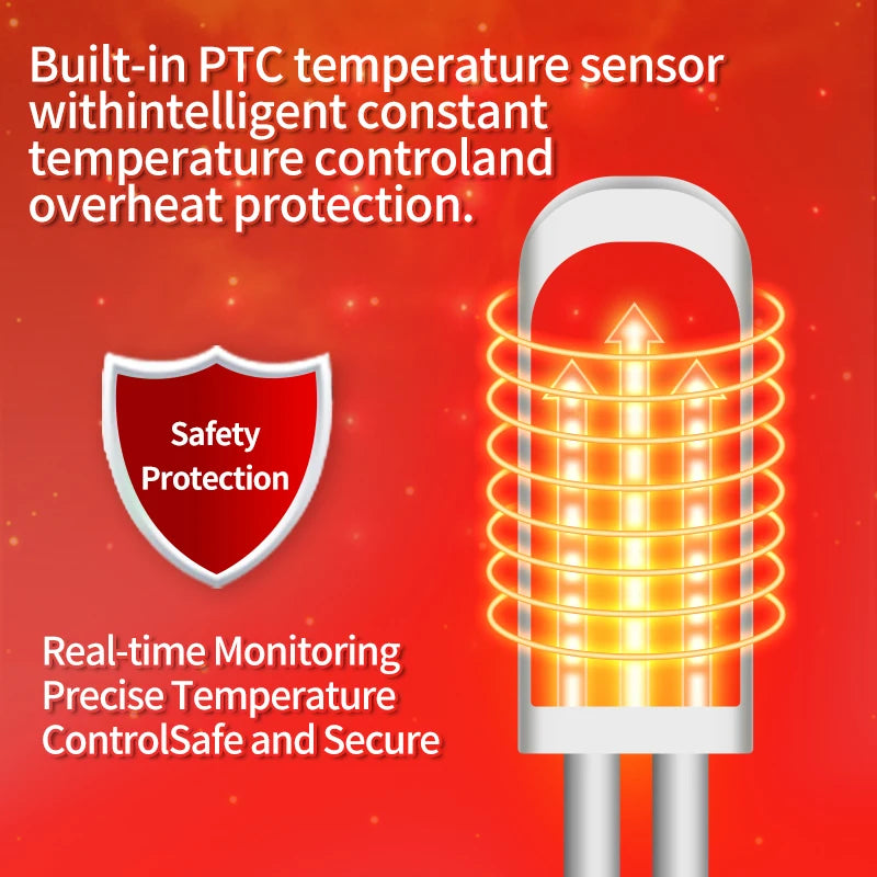 Almohadilla calefactora de cadera con luz roja, masajeador eléctrico calentado, almohadilla térmica eléctrica con vibración para muslos/pernos de ciática, alivio del nervio
