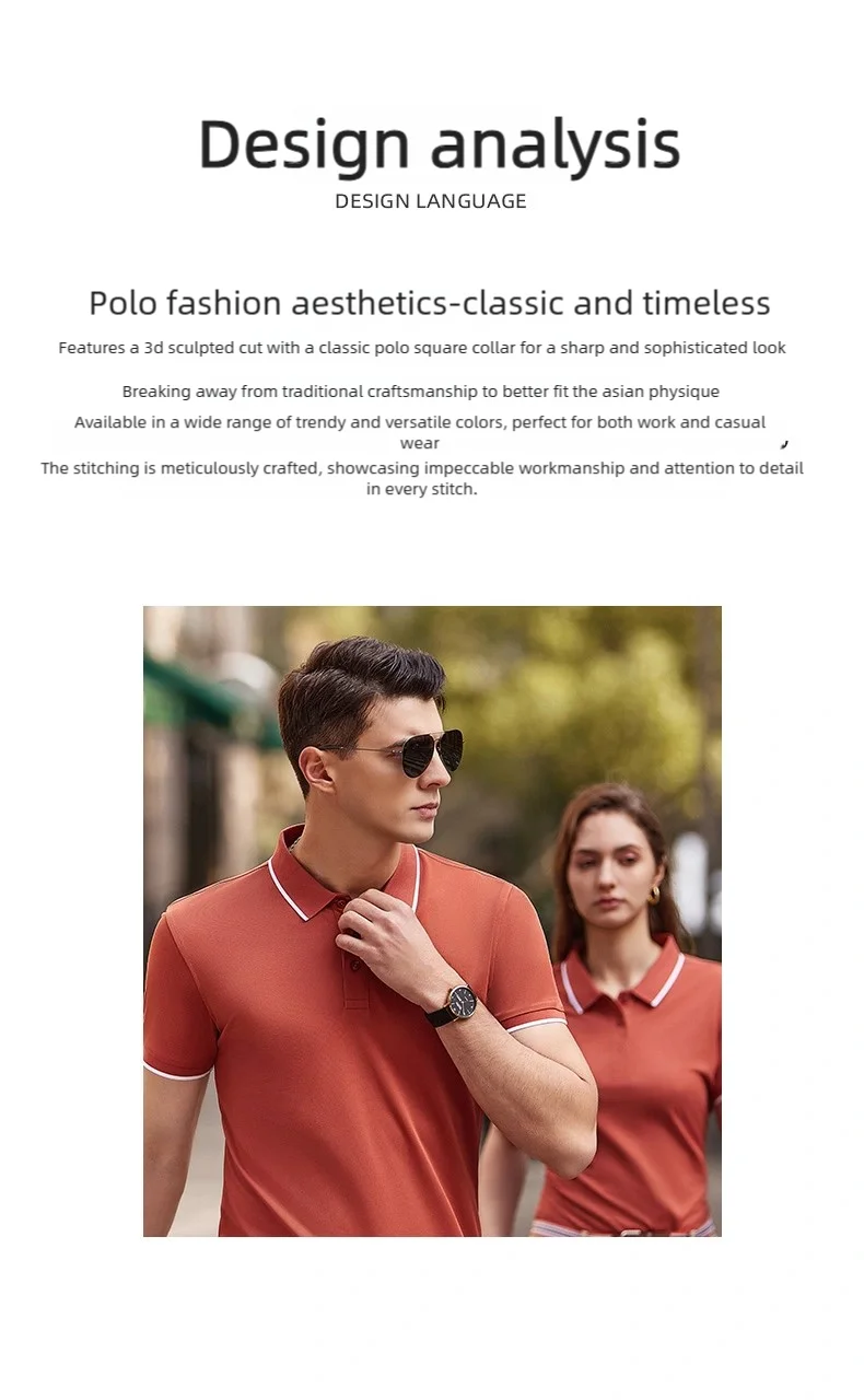 Camiseta de Seda Helada con Cuello Polo para Mujer