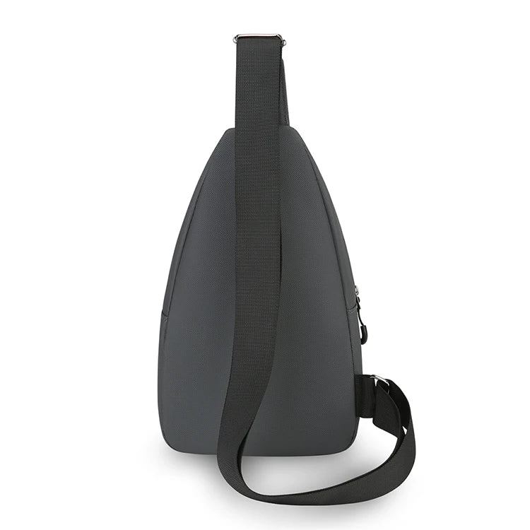 1 bolso cruzado ajustable para hombres y mujeres, bolso deportivo para el pecho de 38,1 cm, mochila duradera para viajes y senderismo