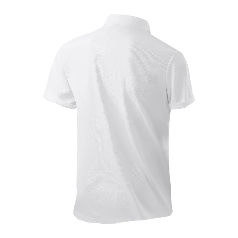 Camiseta Polo de Manga Corta para Hombre, Moderna y Transpirable