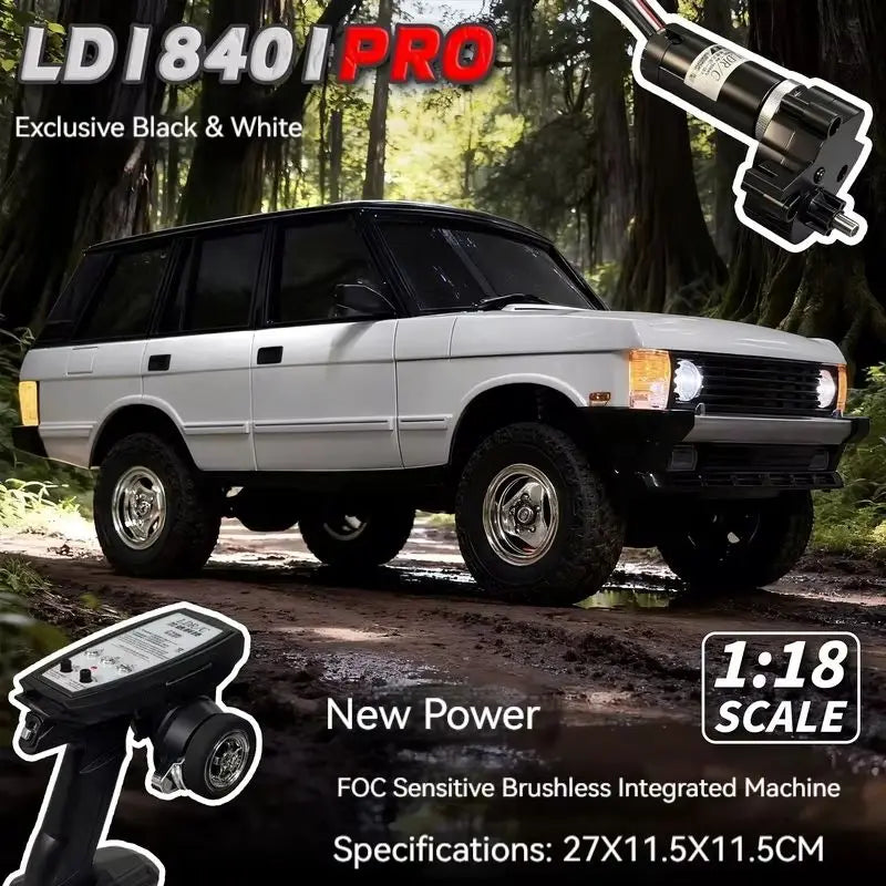 Coche RC Todoterreno 4x4 1:18 Motor Sin Escobillas regalo niños
