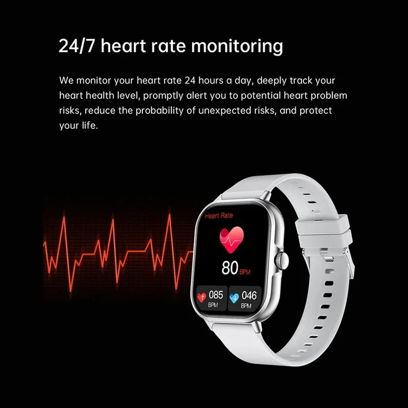 VIVO reloj inteligente Android IOS regalo Bluetooth llamada Smartwatch 2025 pantalla táctil música Fitness Tracker relojes deportivos + auricular nuevo