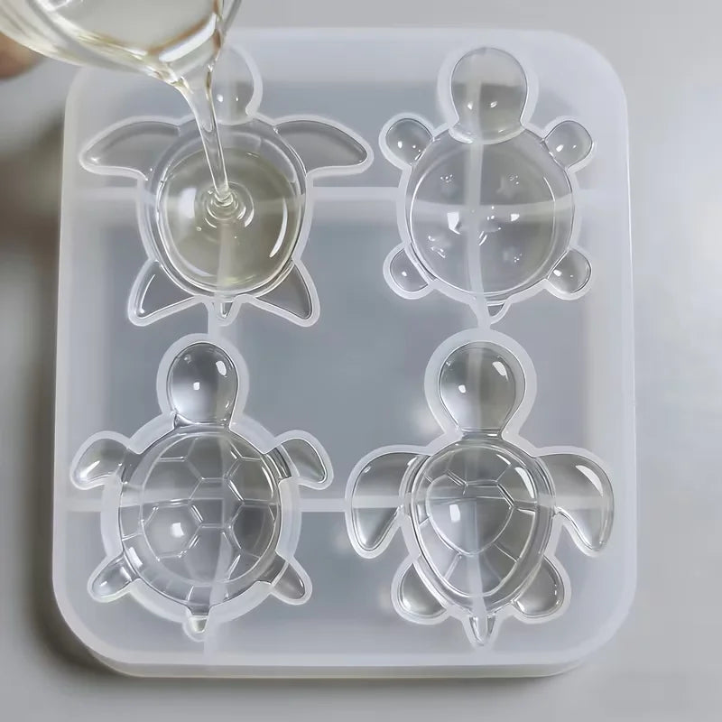 Molde de Silicona Tortuga para Manualidades DIY