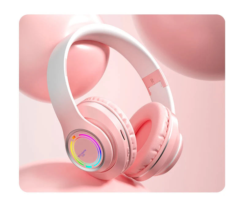 Auriculares Bluetooth Infantiles con Luces LED y Micrófono