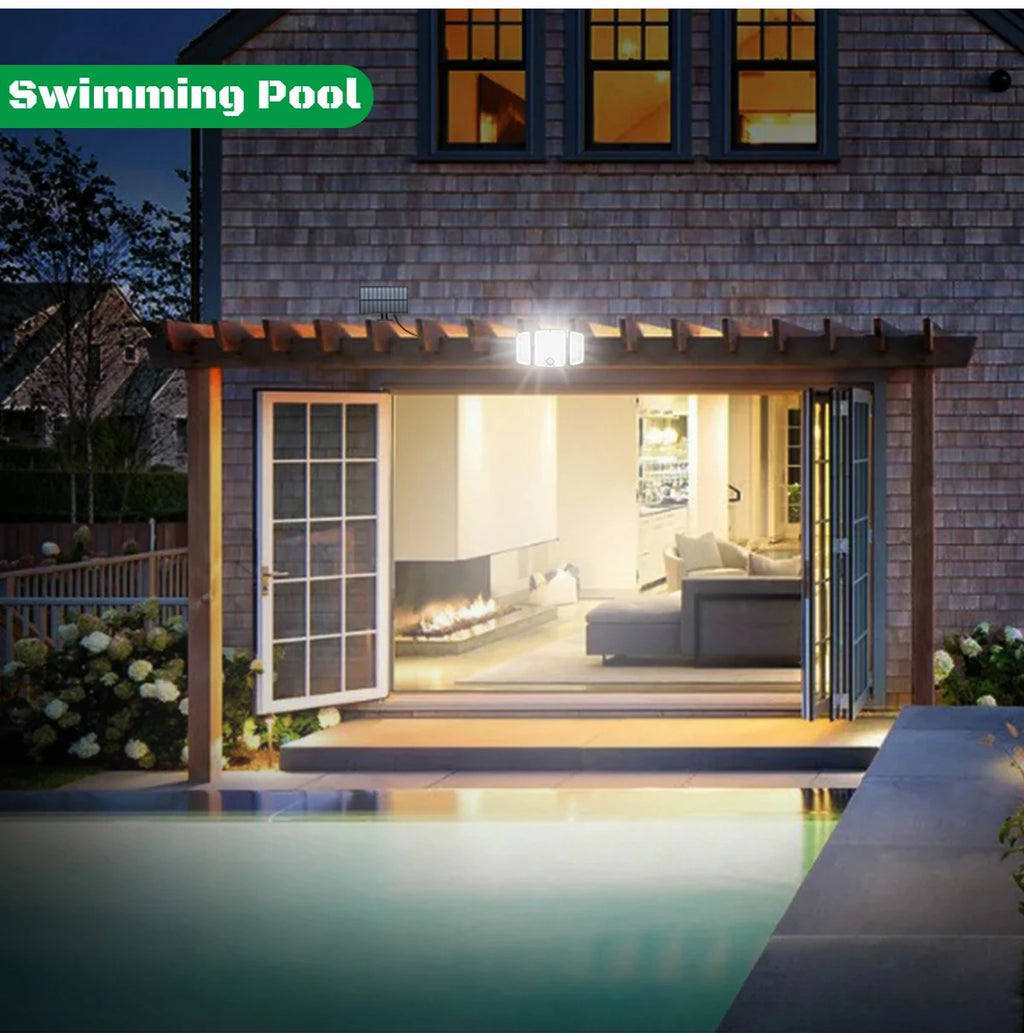 Luz Solar LED 278 Cuentas para Jardín con 3 Modos y Mando