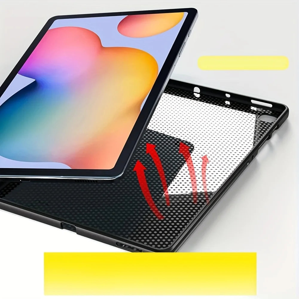 Funda protectora Galaxy Tab S6 Lite de 10,4 pulgadas 2020, 2022, 2024 Funda protectora de silicona de cuero suave de goma TPU mate ultrafina