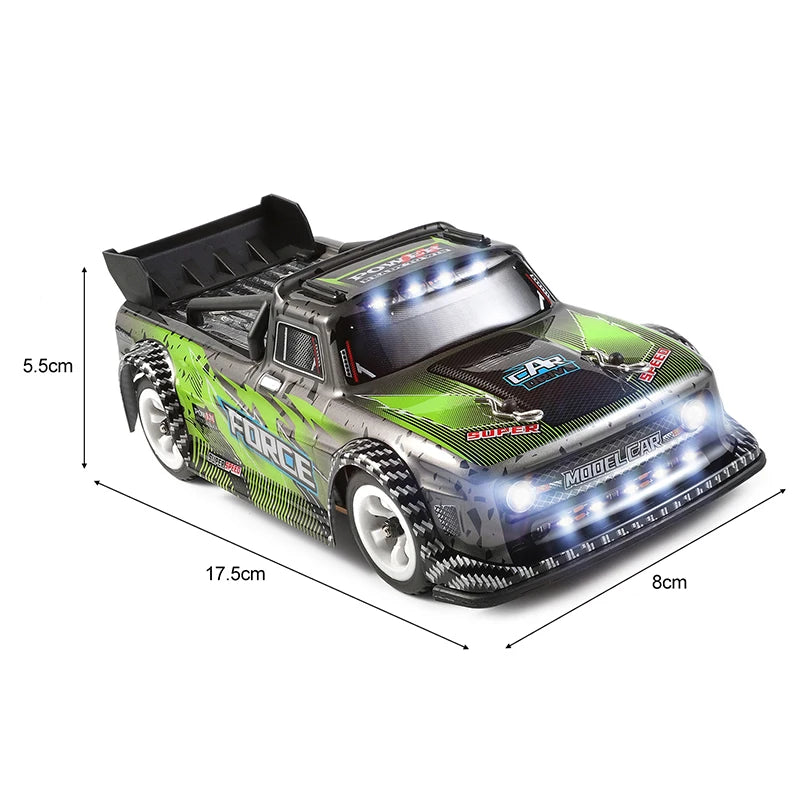 WLtoys 284131/284161/284010/32221 con Luces LED, 2.4G, 4WD, 30 km/h, Chasis Metálico, Coches RC Eléctricos de Alta Velocidad para Derrapes Todoterreno