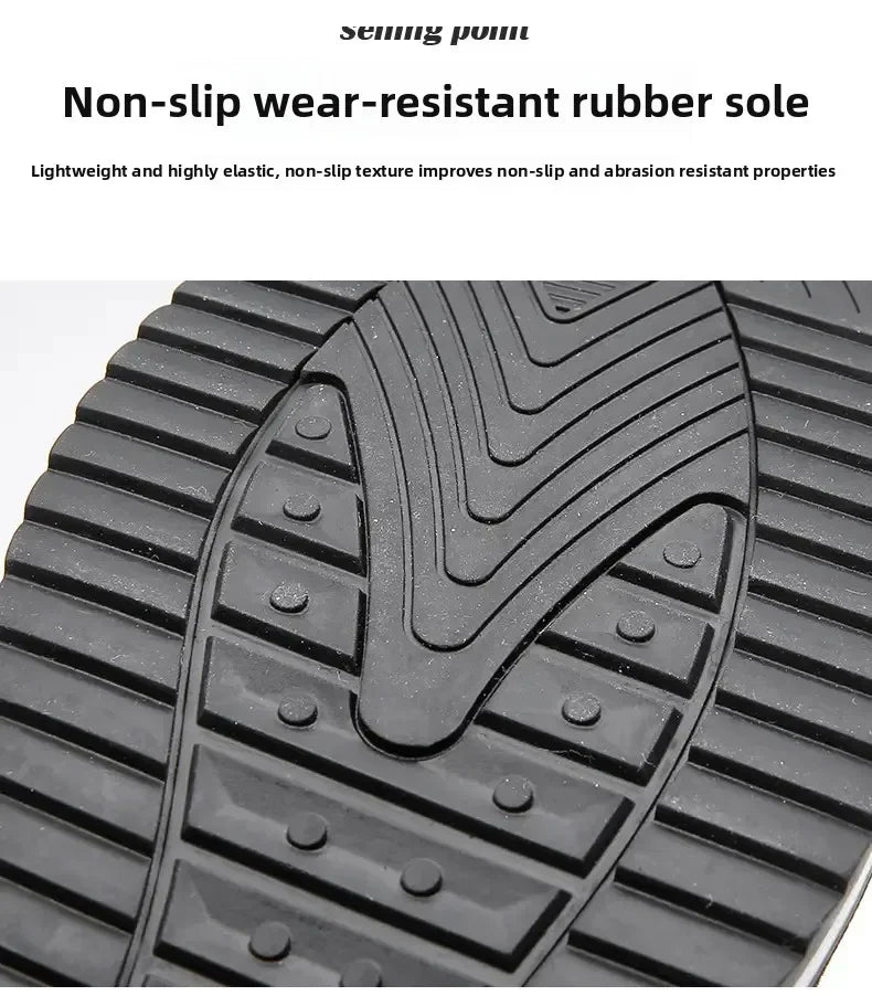 Zapatos casuales de hombre sin cordones, mocasines de poliuretano transpirables