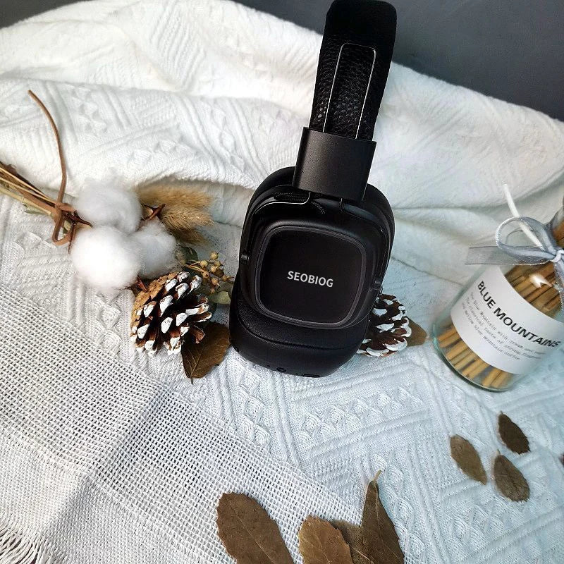 SEOBIOG Auriculares Bluetooth 5.3 Conexión Estable PC