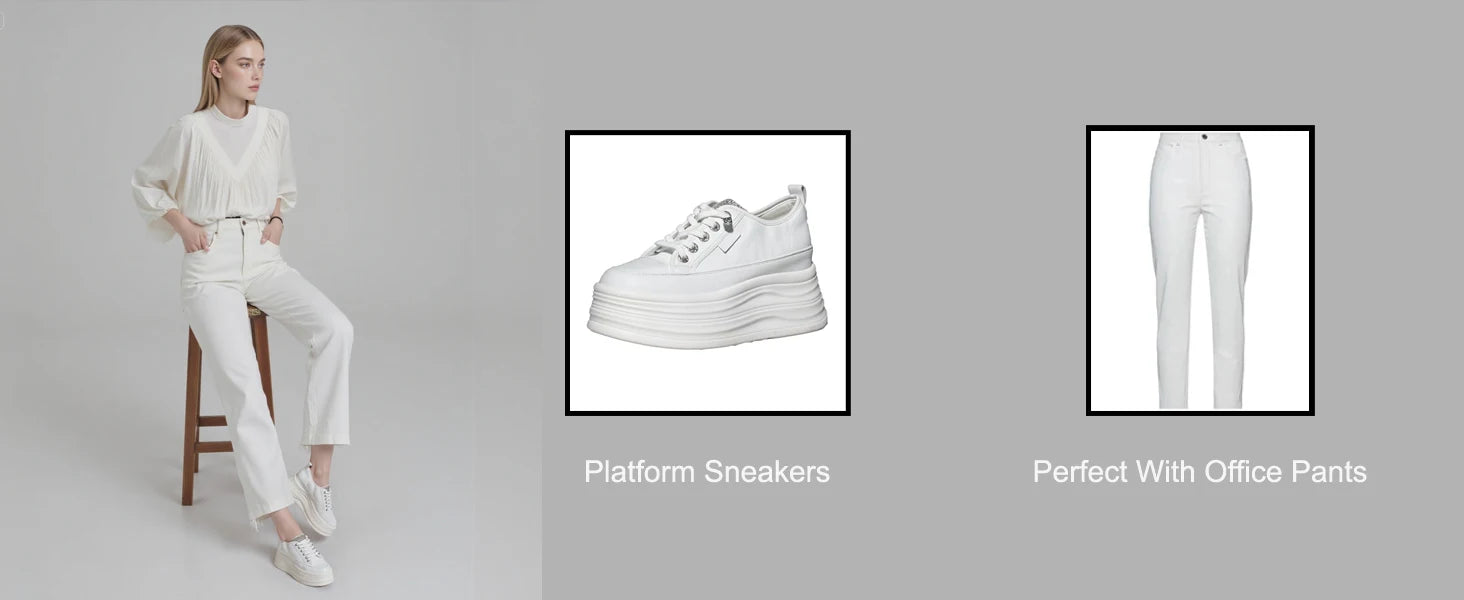 Zapatos de Plataforma Oculta para Mujer con Tacón de 9 cm