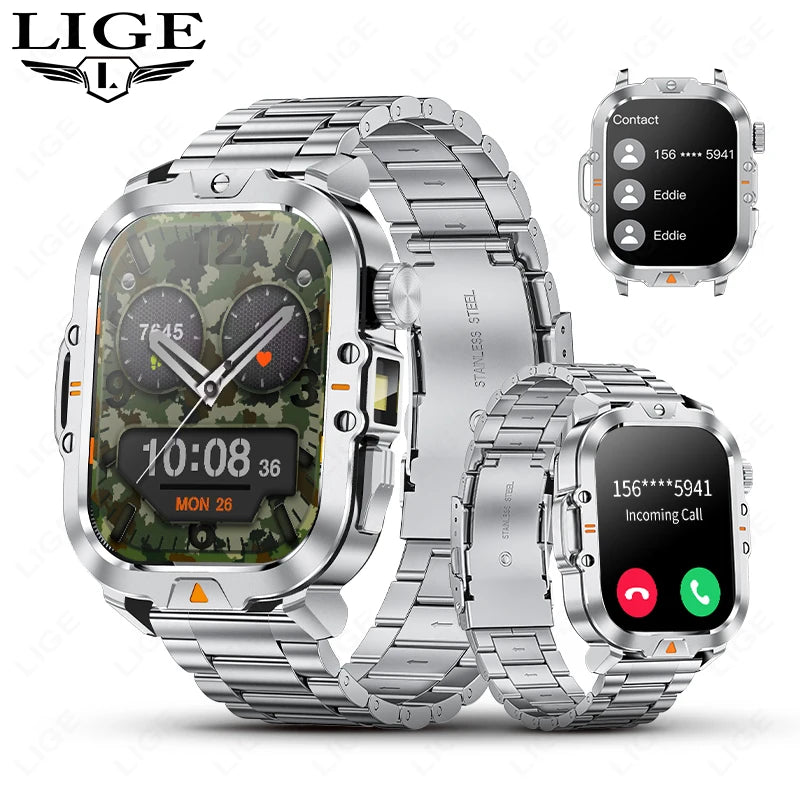 Reloj Inteligente LIGE Bluetooth Deportivo Resistente Agua
