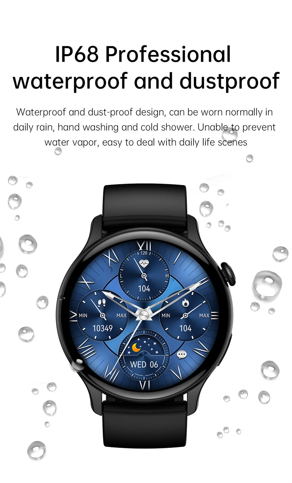 Reloj Inteligente NFC para Mujer con AMOLED, GPS y Llamadas Bluetooth