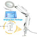 Lupa Iluminada de 72 LED 8X/10X NUEVA con USB, 3 Colores de Luz LED, para Soldadura, Reparación, Lámpara de Mesa, Cuidado de la Piel y Belleza
