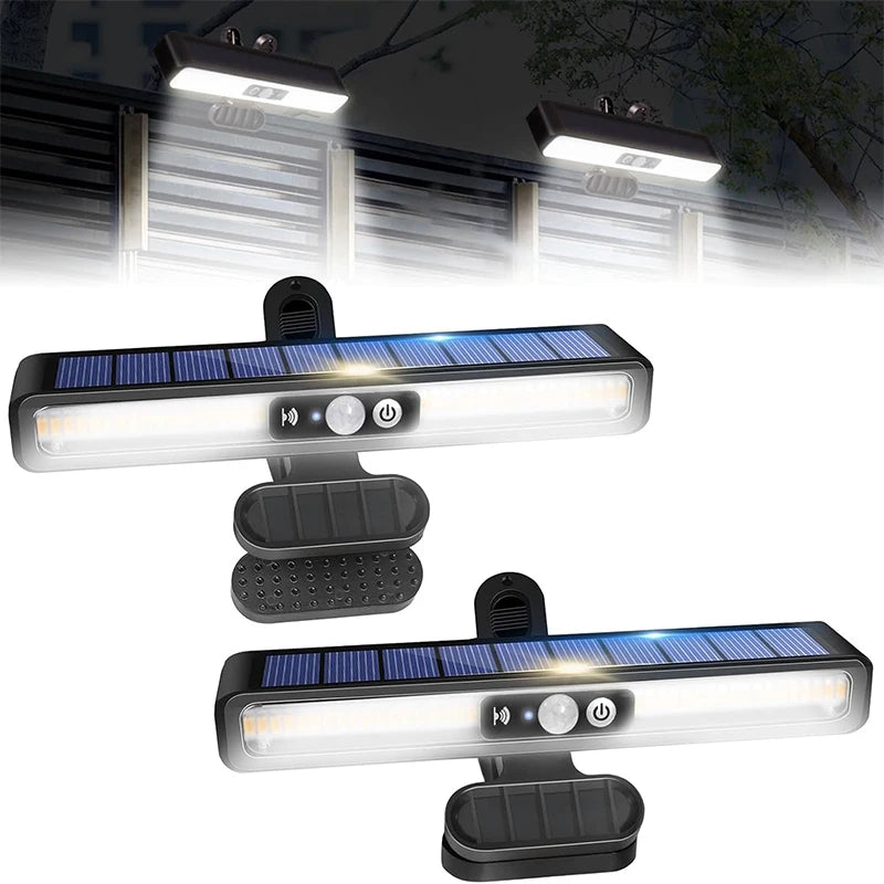 Luz Solar con Sensor de Movimiento para Jardín y Valla