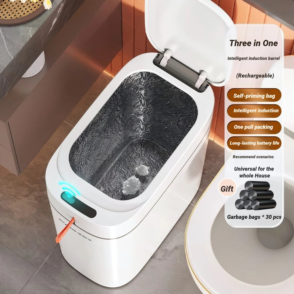 Cesto inteligente con sensor Joybos, adsorción automática de bolsas