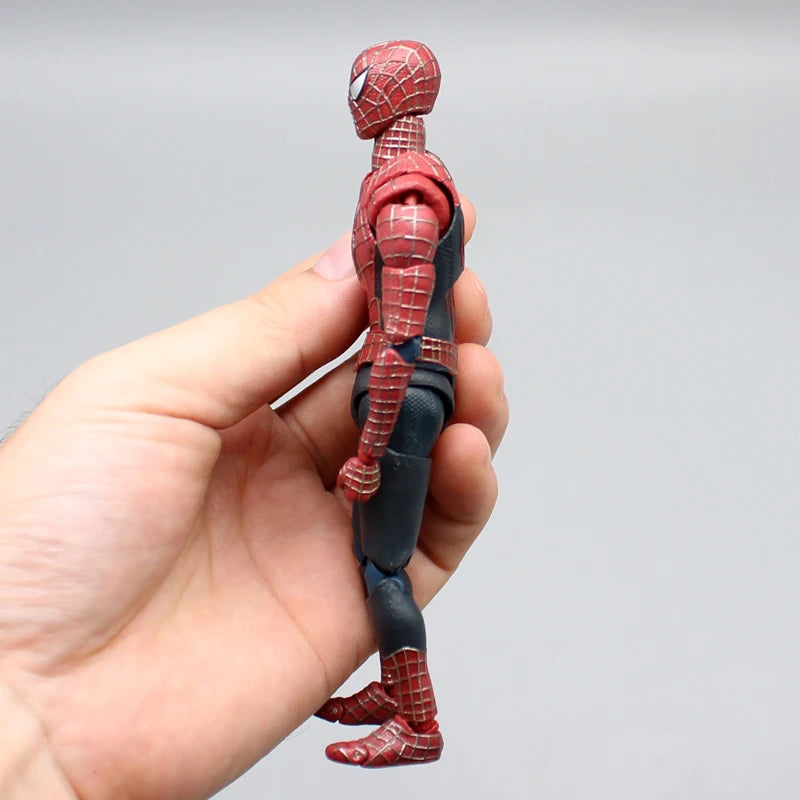 Figura de Acción de Spiderman de 14 cm de Hot Toys - Versión Peter Tobey Maguire Anime Shf, Modelo Articulado, Muñeco Coleccionable, Regalo