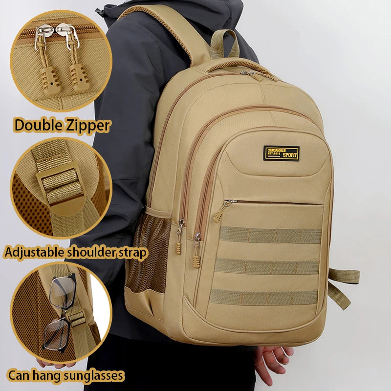 Mochila universal para hombres y mujeres, mochila multiusos para computadora portátil de gran capacidad, mochila de viaje duradera con compartimento de seguridad