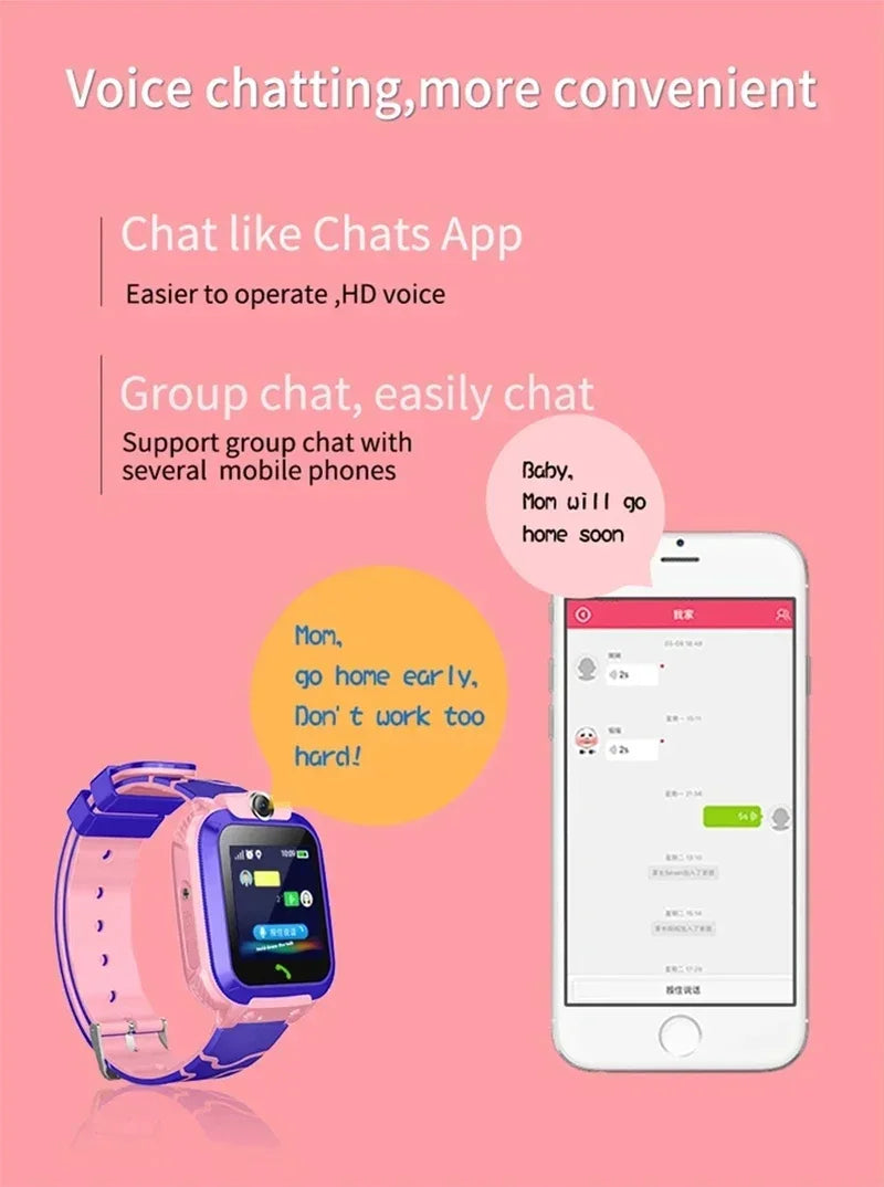 Reloj Inteligente Lenovo Niños 5G GPS Cámara