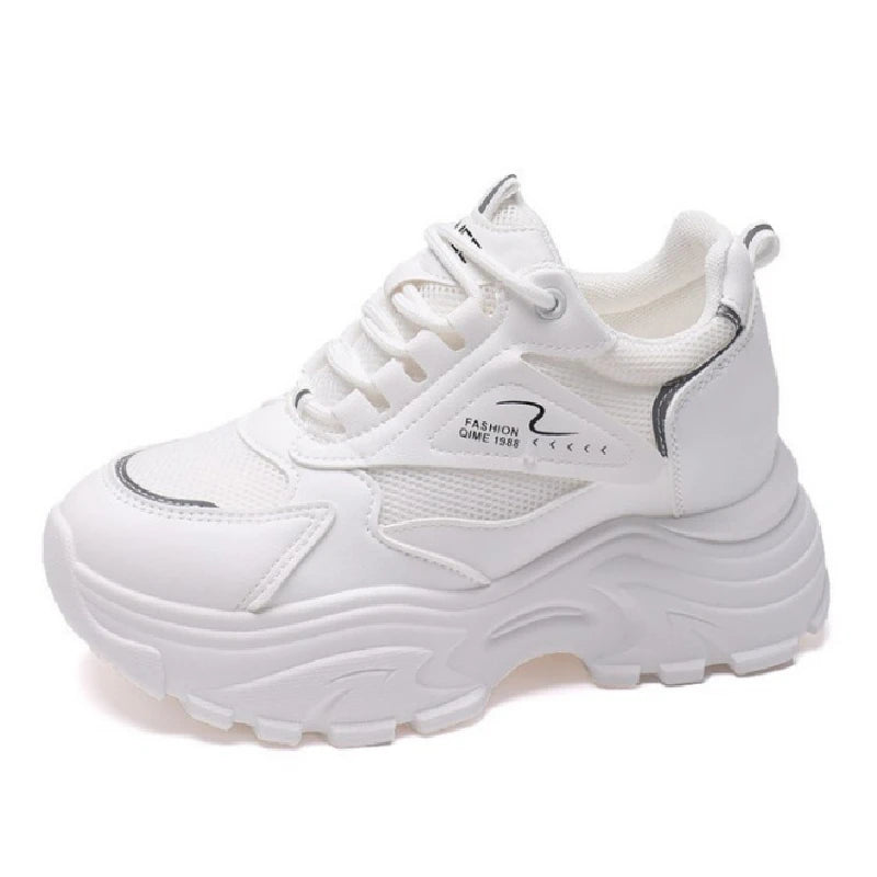 Zapatillas Deportivas Chunky con Plataforma para Mujer, Malla Transpirable