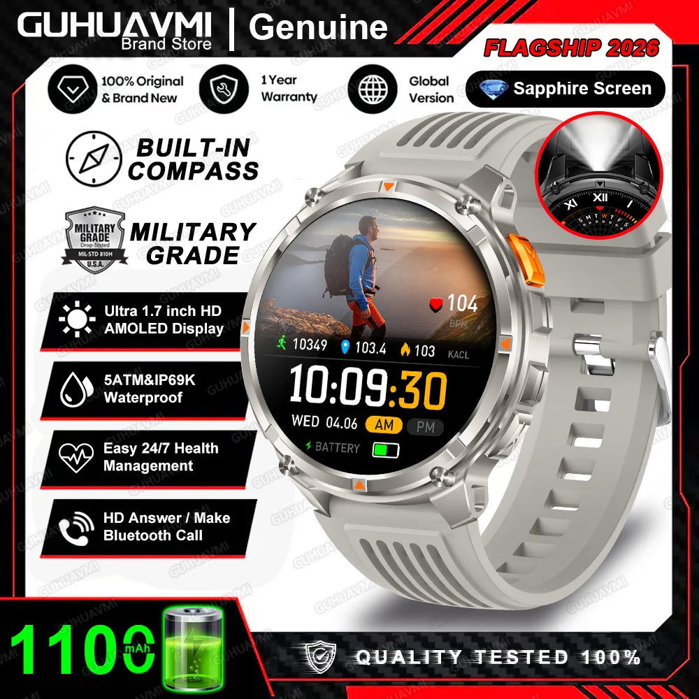 T-Rex3 Pro Reloj Inteligente GPS 5ATM Militar