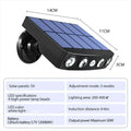 Luces LED Solares de Seguridad con Sensor para Jardín