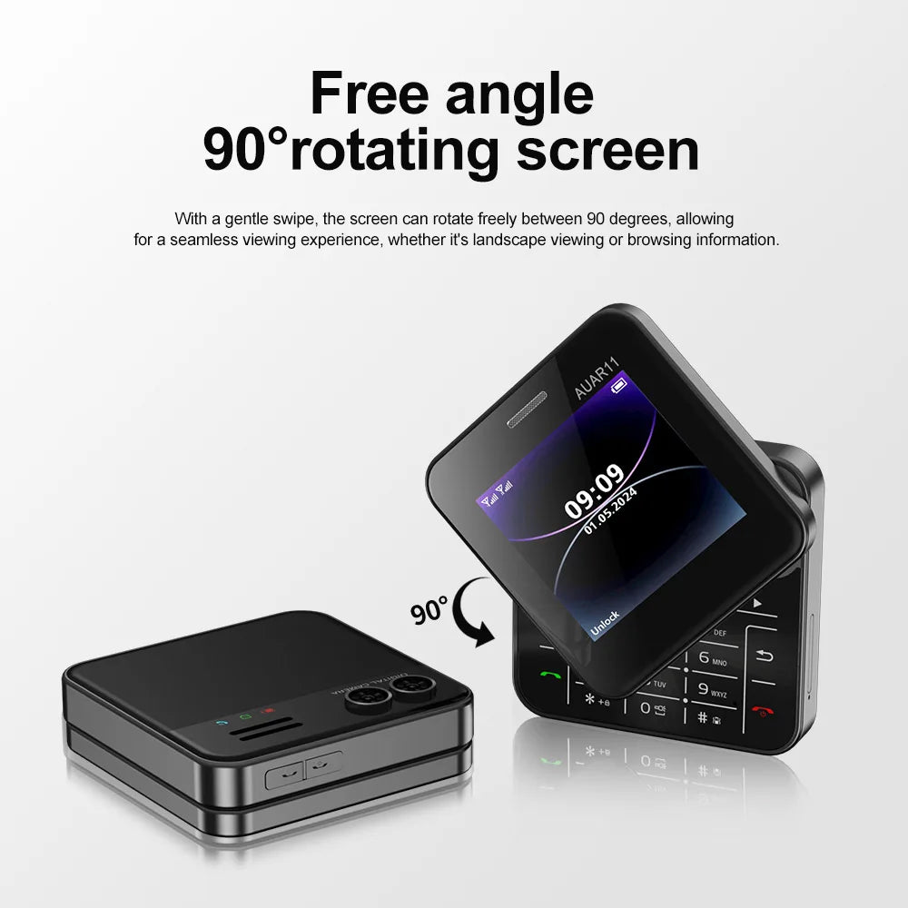 Teléfono SERVO AUAR11 Dual SIM 2G GSM Pantalla Giratoria 2.4"