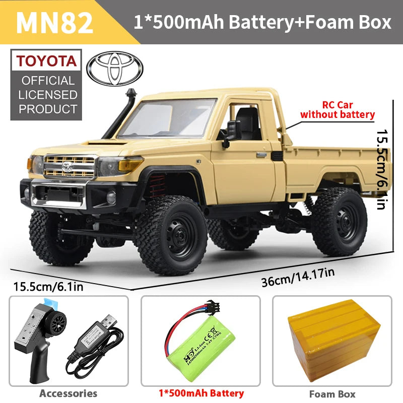 ZWN MN82 MN82S LC79 1/12 camioneta corta RC a escala completa 4WD Control remoto escalada todoterreno coche juguetes para niños regalos de navidad