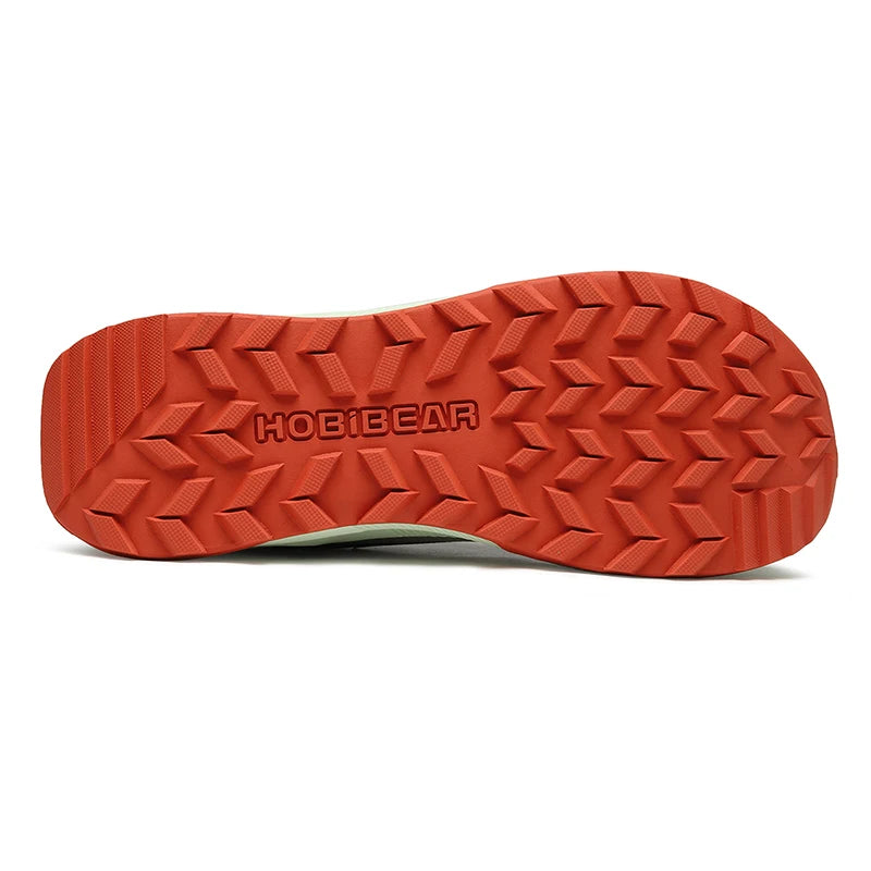 HOBIBEAR Zapatos para correr unisex, zapatillas de senderismo con banda elástica, zapatos casuales ligeros y transpirables