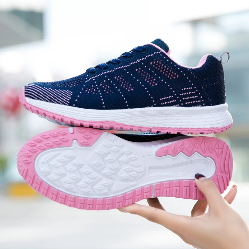 YRZL Zapatillas de deporte para hombre, zapatillas de deporte transpirables de malla cómodas y ligeras a la moda, zapatos deportivos para parejas, zapatos de tenis al aire libre para hombres
