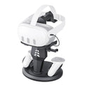 Estación de carga para gafas de realidad virtual, Gamepad almacenable, accesorios para dispositivos de realidad virtual, soporte de pantalla de escritorio para Quest2/Quest3